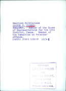 American Politician WALTER E. ROGERS - Vintage Photograph