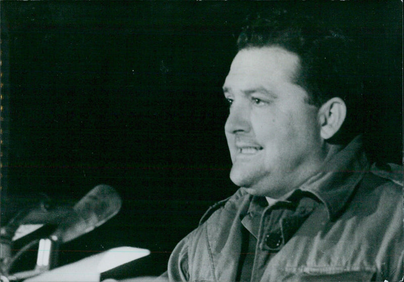 Major Orlando Rodriguez Puerta, Member of the Central Committee of the Cuban Communist Party - Vintage Photograph