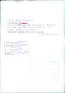 Cuban Politicians: URSINIO ROJAS - Vintage Photograph