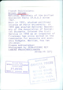 French Politician Michel Rocard - Vintage Photograph