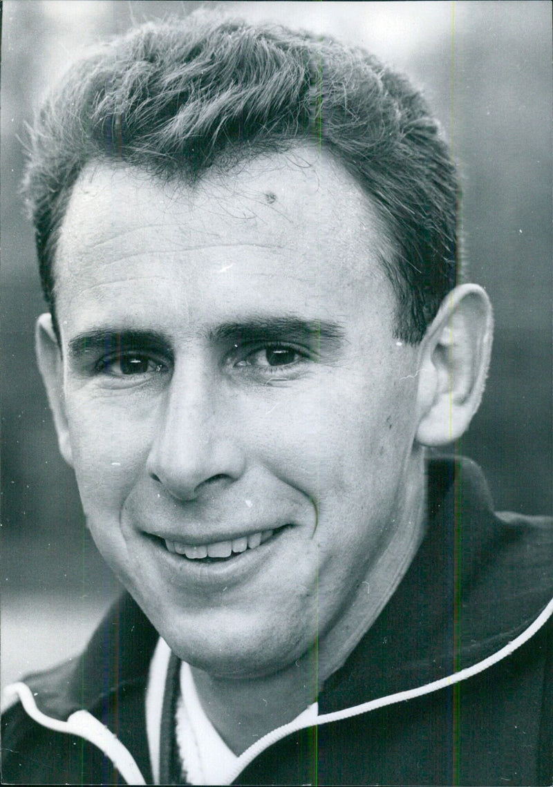 ROBERT MAUD, Top tennis player and member of the South African Davis Cup team - Vintage Photograph