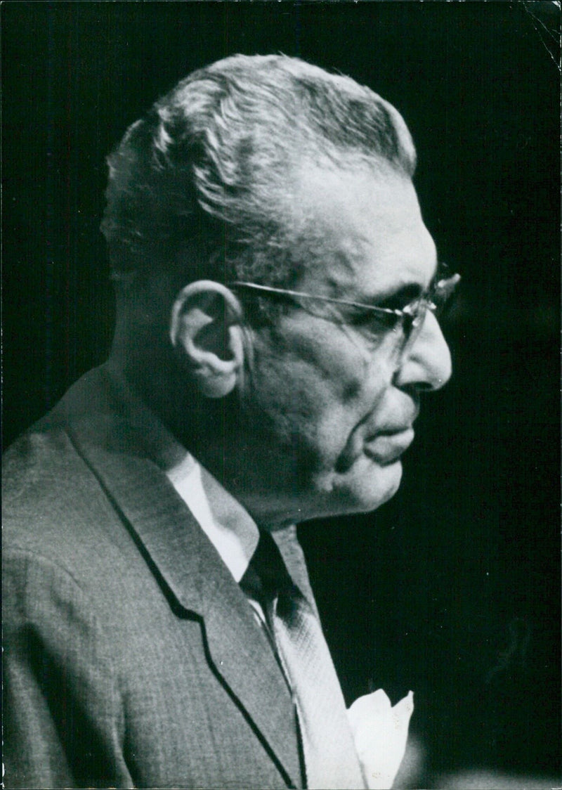 Cypriot Diplomats: ZENON ROSSIDES Cypriot Permanent Representative to the United Nations. - Vintage Photograph