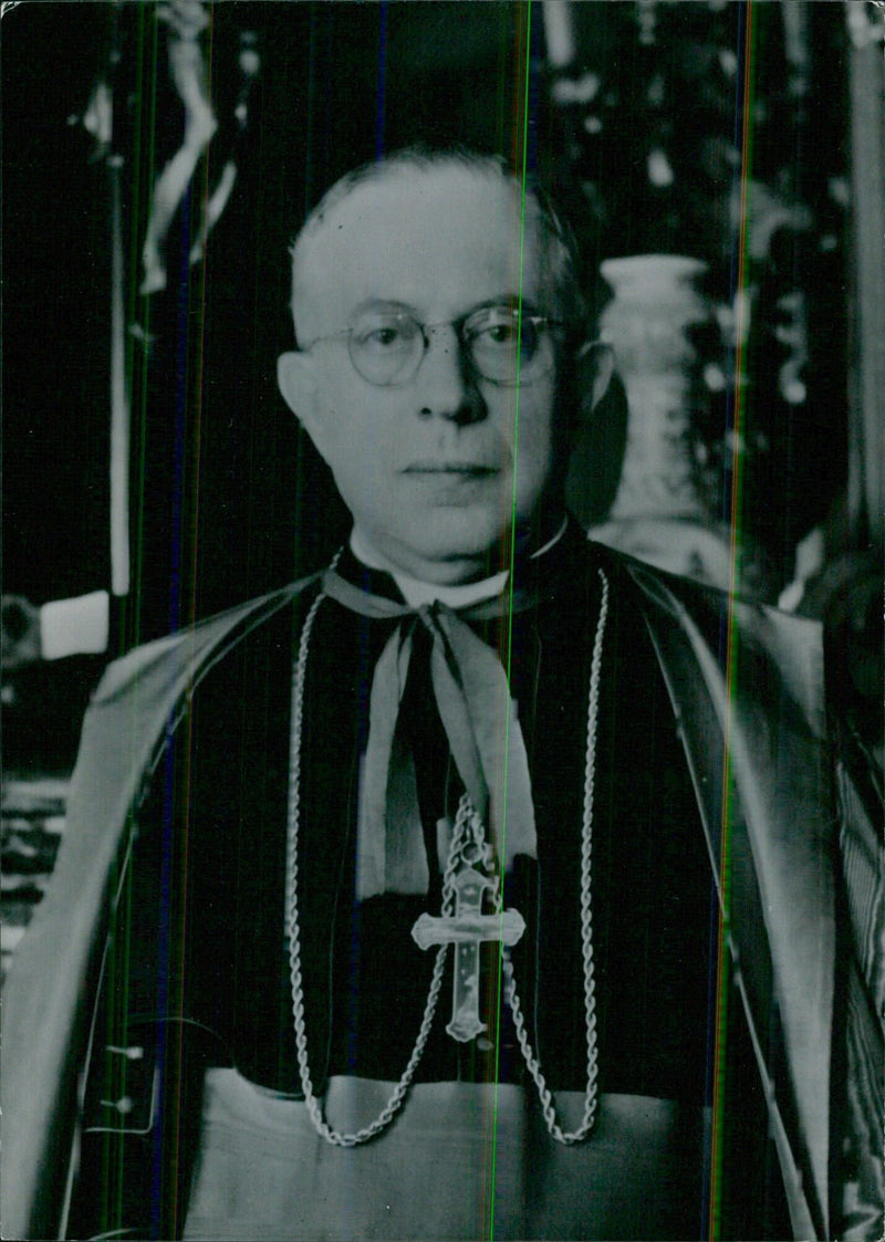 Monsignor Paul Marella, Apostolic Nuncio in Paris, France - Vintage Photograph