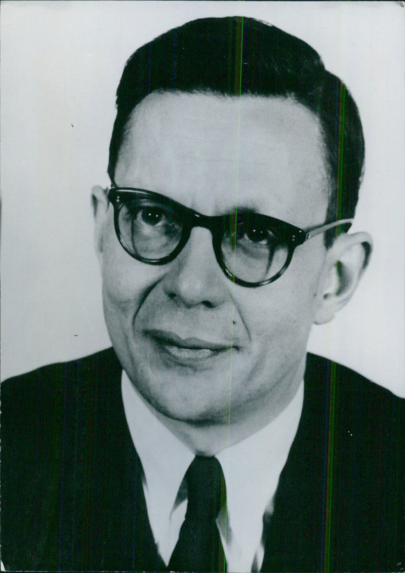 M. ROBERT E. MARJOLIN, Vice-President of the Commission of European Economic Community (Common Market) - Vintage Photograph