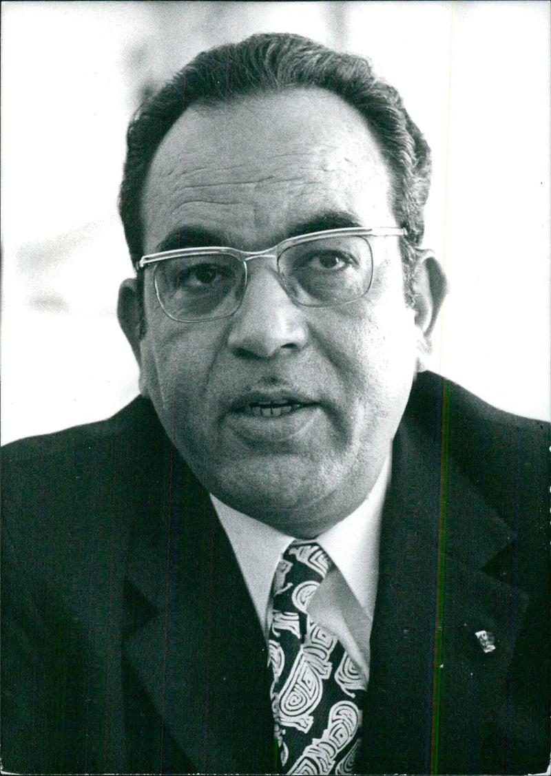 MOHAMED MASMOUDI, Tunisian Foreign Minister - Vintage Photograph