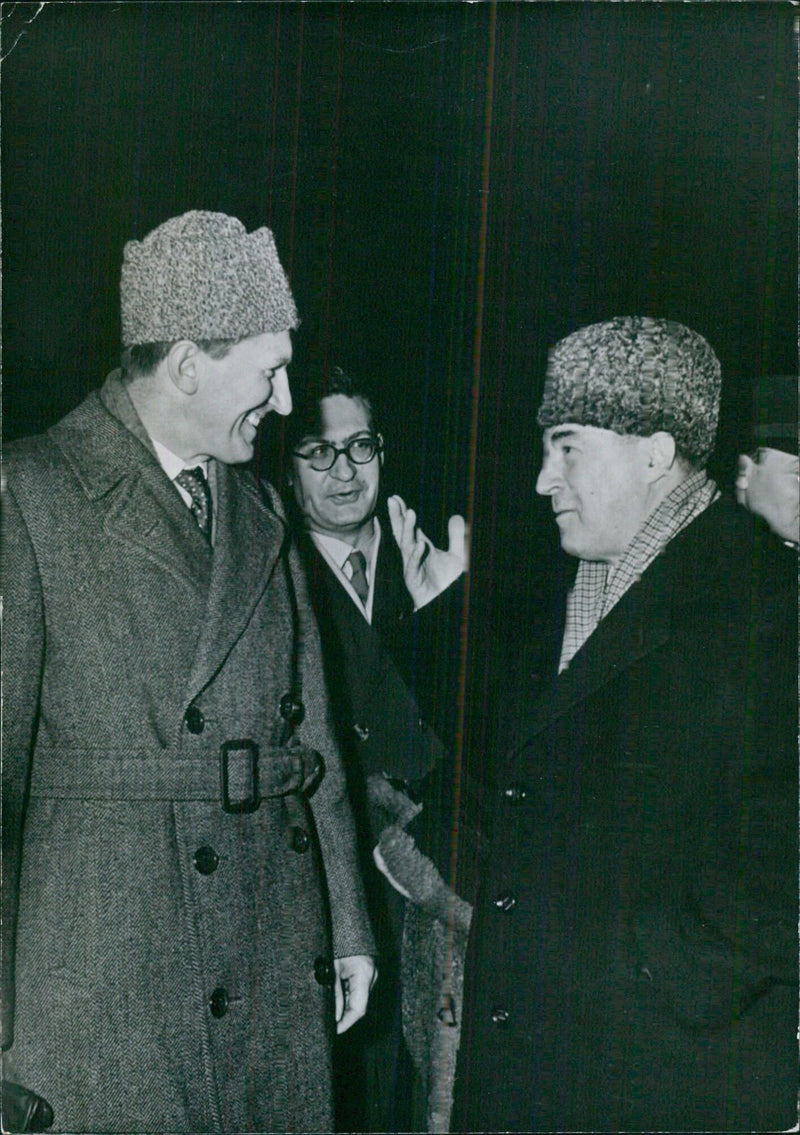 Christopher Mayhew in Moscow - Vintage Photograph