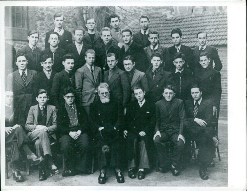 Claude Brassem at school - Vintage Photograph