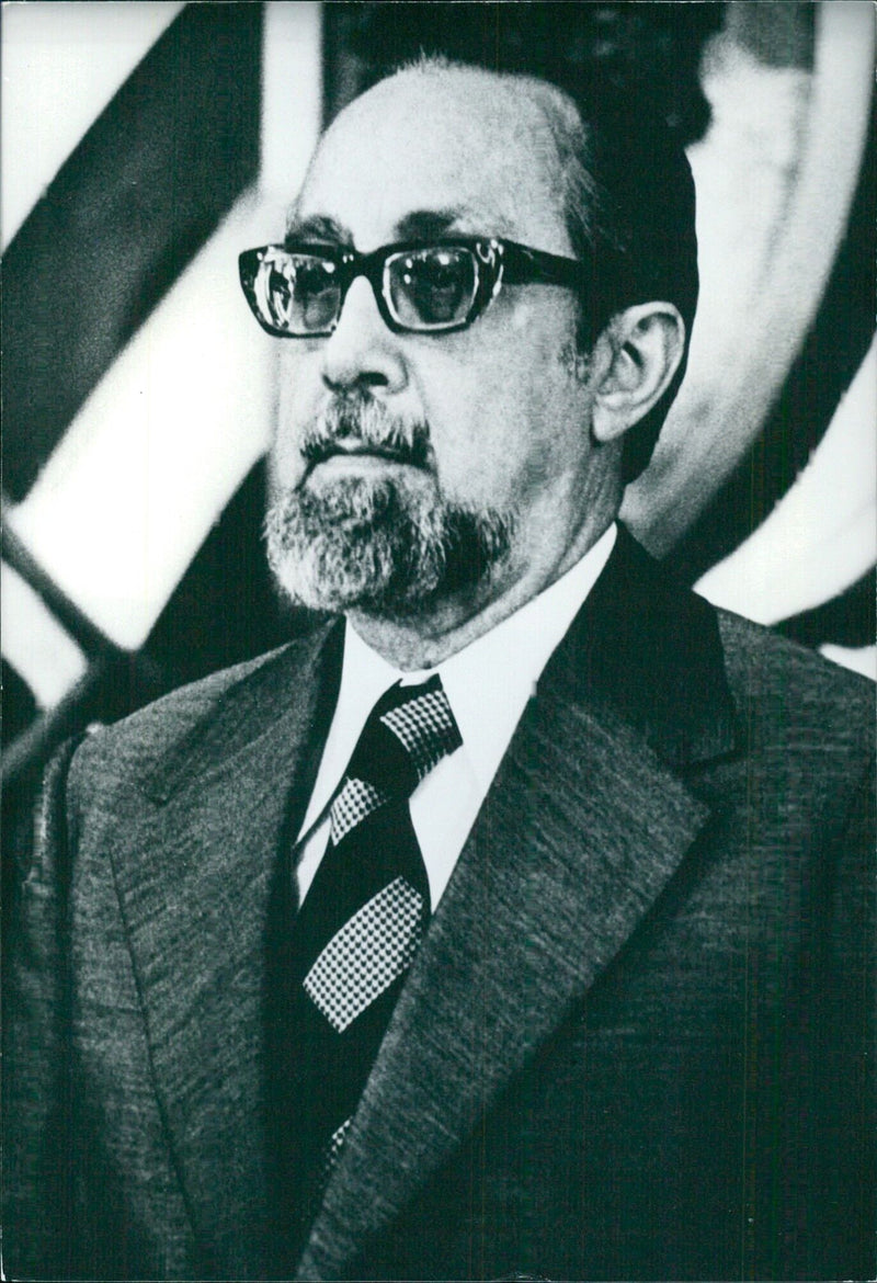 Dr. Carlos Rafael Rodriguez, Deputy Prime Minister of Cuba and Member of the Secretariat of the Central Committee of the Communist Party - Vintage Photograph