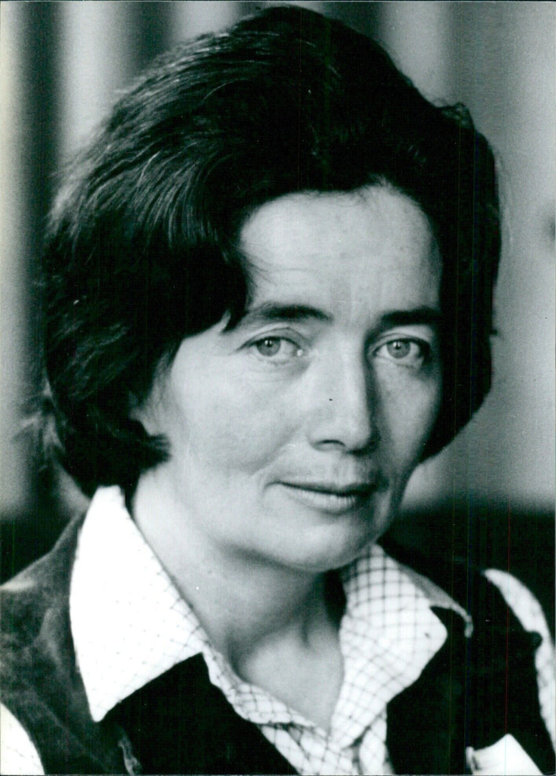 Mrs. Brid Rodgers, Chairman of the Social Democratic and Labour Party of Northern Ireland (SDLP) - Vintage Photograph