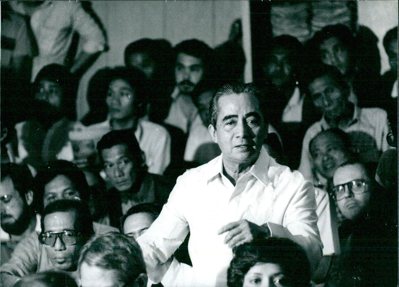 Francisco Rodrigo during trial for subversion and incitement to rebellion - Vintage Photograph