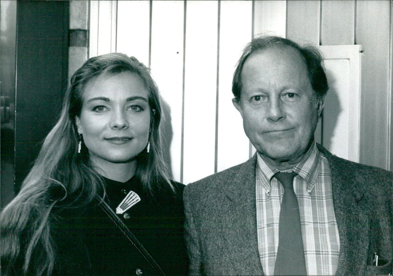 British Film Directors Nicholas Roeg & Teresa Russell - Vintage Photograph