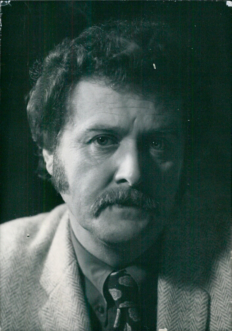 British Author Alun Owen - Vintage Photograph