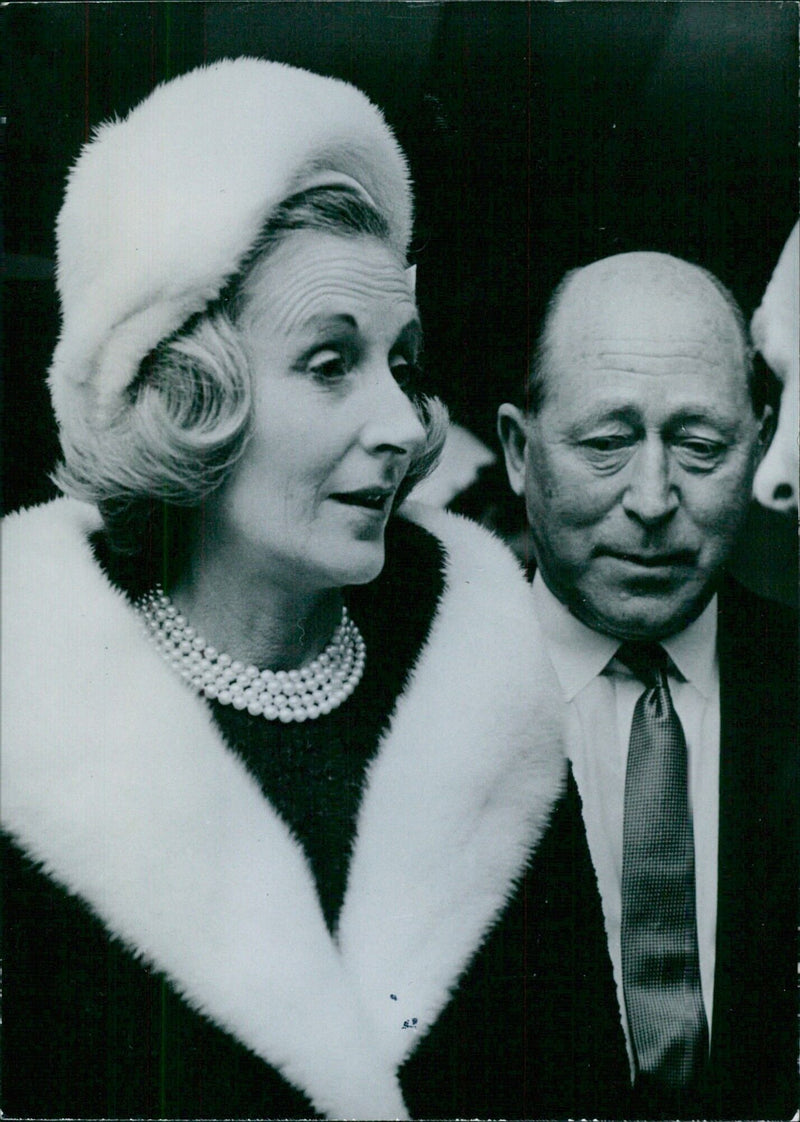 Society Snapshots: Sir Brian and Lady Mountain - Vintage Photograph