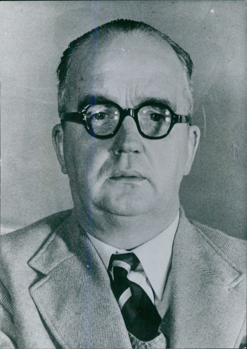 SIR WILLIAM OWEN, Director of Engineering at the Risley, Lancashire headquarters of the Industrial Group, United Kingdom Atomic Energy Authority. - Vintage Photograph