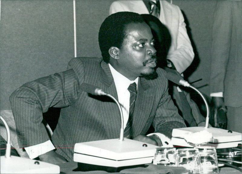 Lt.-Gen. Alexandre Rodrigues, Angola's Minister of the Interior - Vintage Photograph