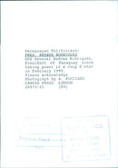 PRES. ANDRES RODRIGUEZ - Vintage Photograph