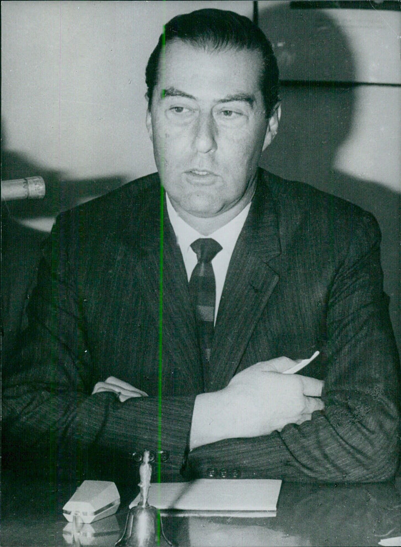 Sergio Ossa, Minister of Public Works and Transport - Vintage Photograph