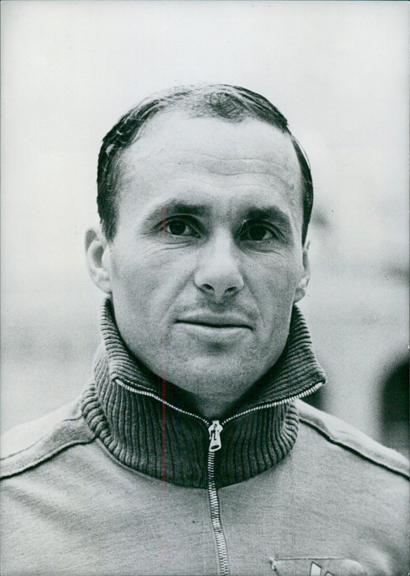 Soviet Olympic athlete Boris Onischenko, member of the Modern Pentathlon team for the Mexico City Olympics. - Vintage Photograph