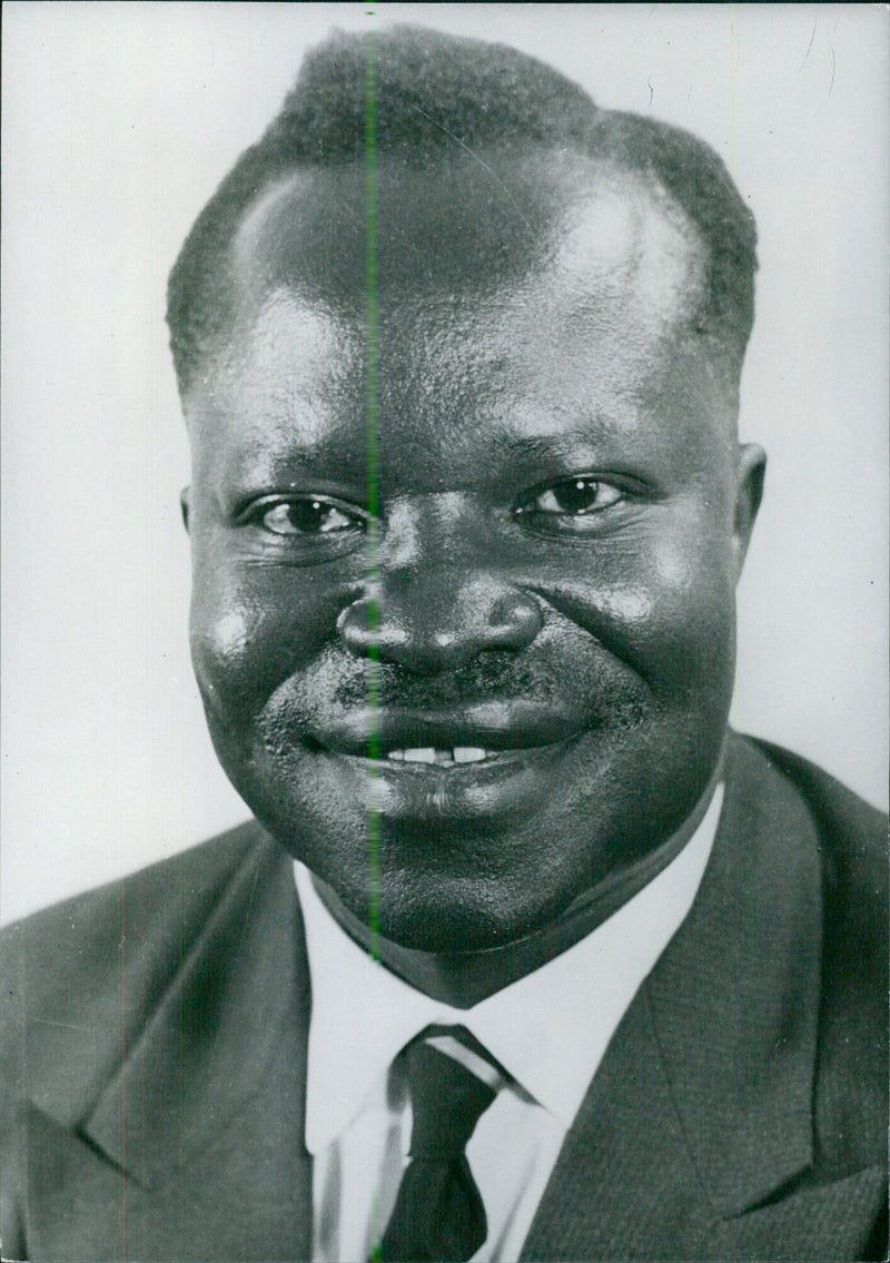 The Hon. F.K. ONAMA, M.P. Minister of Defence in the Uganda Government under Dr. Milton Obote. - Vintage Photograph