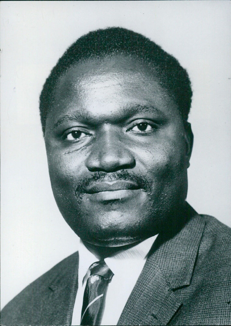 Kenyan diplomat, Daniel Owino, Ambassador for Kenya to Bonn, West Germany - Vintage Photograph