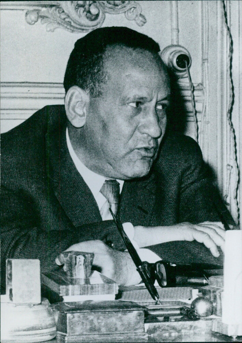 DR. MOHAMED AL NABAWI AL MOHANDES Minister of Health in the Government of the United Arab Republic - Vintage Photograph