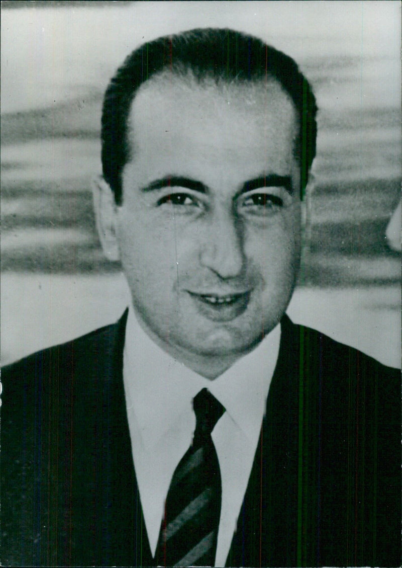 Lebanese Politician RENE MOAWAD, Minister of Posts and Telegraphs in the Lebanese Government - Vintage Photograph