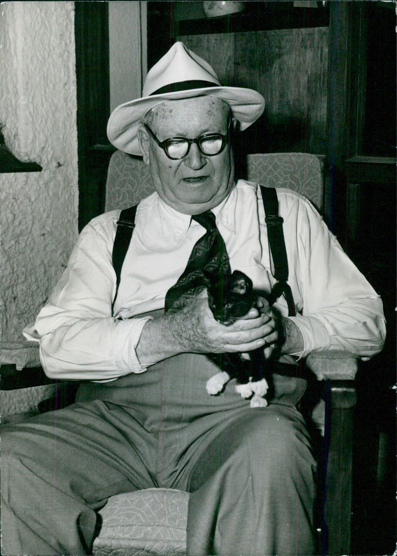 Dr. Malan in Retirement - Vintage Photograph