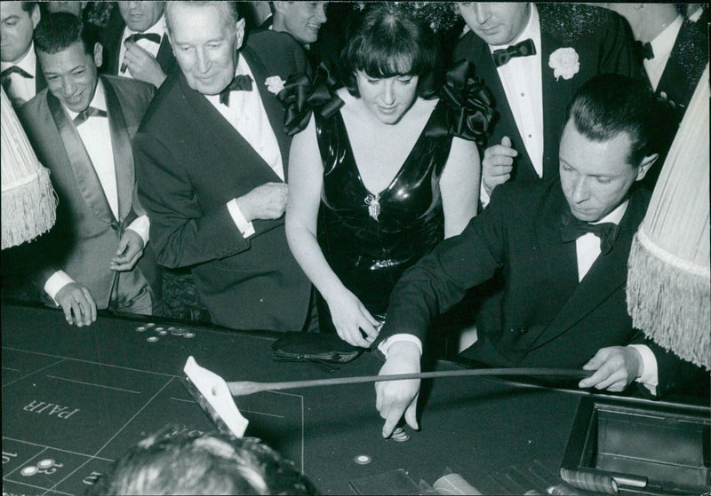 Maurice Chevalier at New Year's Eve - Vintage Photograph