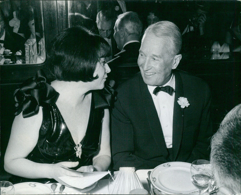 Maurice Chevalier in Stockholm, Sweden - Vintage Photograph