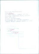 Hans Rohr, Leader of the Namibian Democrat Party - Vintage Photograph