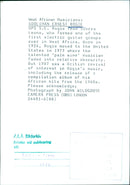 West African Musicians: SOOLIMAN ERNEST ROGIE OPS S.E. Rogie - Vintage Photograph