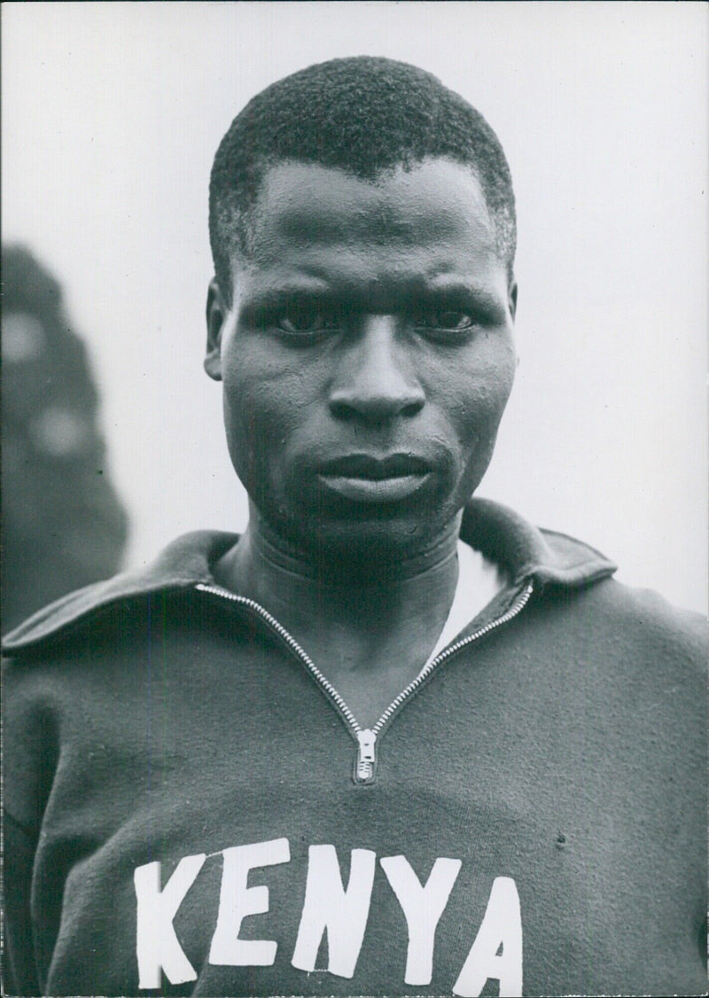 Kenyan Athlete Nyandika Matxoro - Vintage Photograph