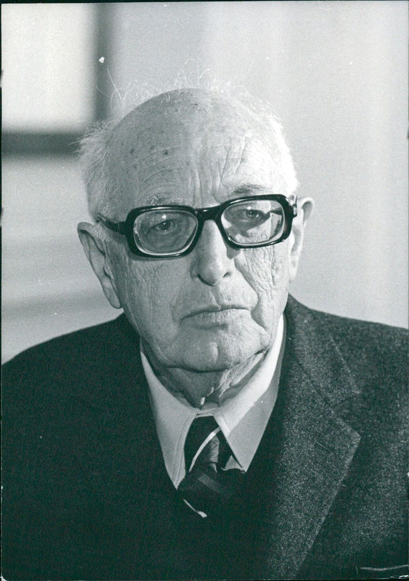 AMINTORE FANFANI, President of the Italian Senate and Political Secretary of the Christian Democrats - Vintage Photograph