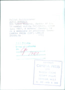 JERZY ROMANIK OPS Jazzy Romanik, Member of the 15-member ruling Politburo - Vintage Photograph