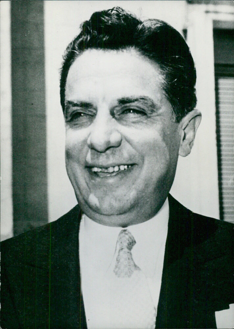 DEMETRIOS MAKRIS Minister of the Interior in Mr. Karamanlis' re-formed Government of May, 1958. - Vintage Photograph