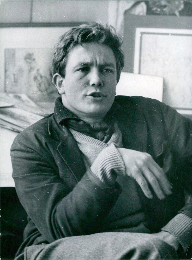 British Actor Albert Finney - Vintage Photograph