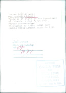 Mrs. SUSHILA ROHAGI, Minister of State in the Department of Finance - Vintage Photograph