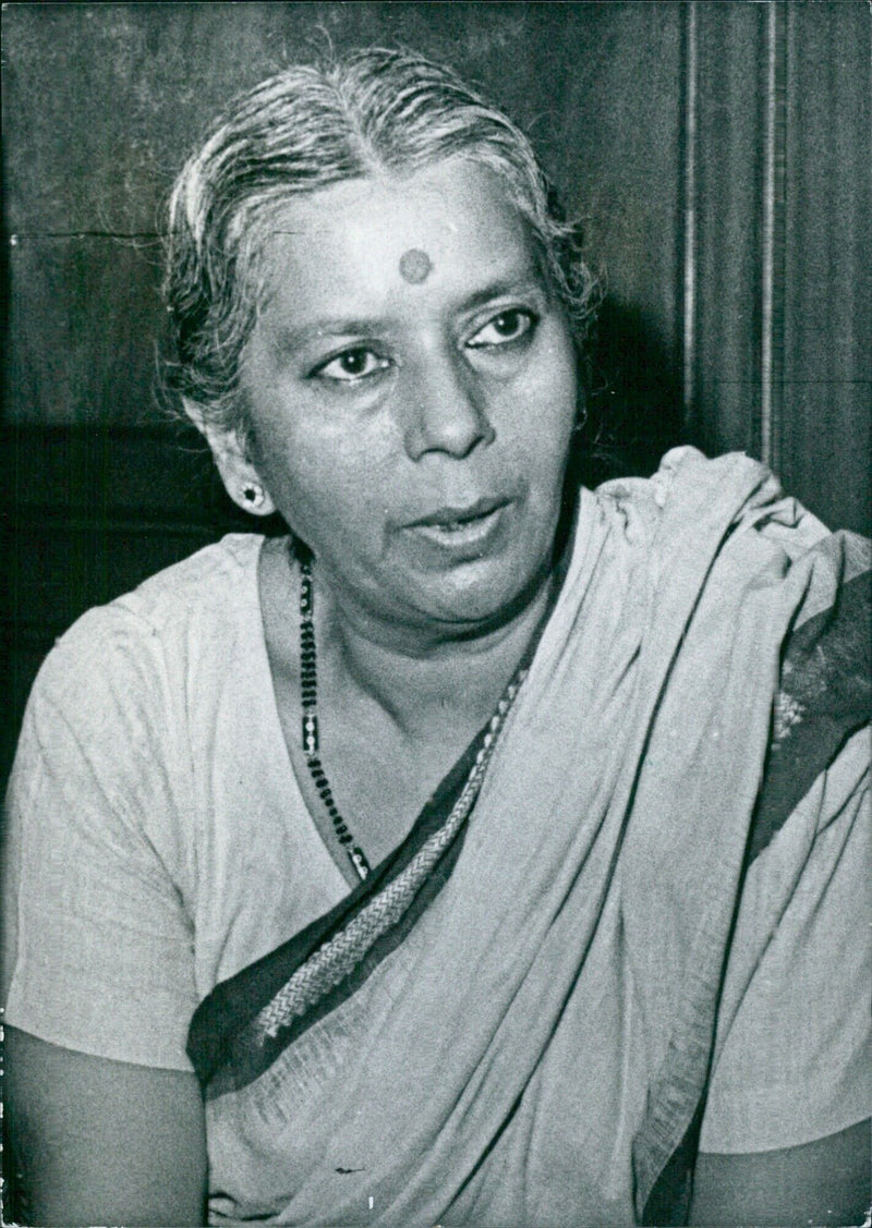 Mrs. SUSHILA ROHAGI, Minister of State in the Department of Finance - Vintage Photograph