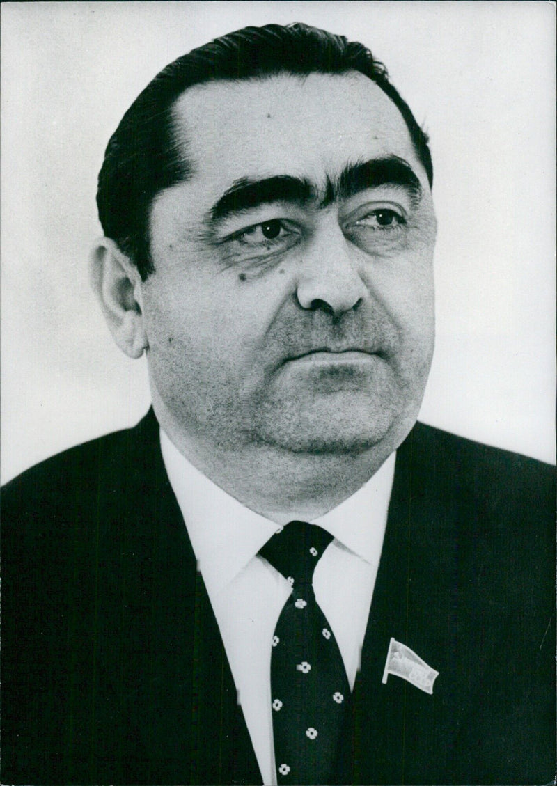 N. M. MATCHANOV, Chairman of the Presidium of the Uzbek Supreme Soviet and Deputy Chairman of the Presidium of the USSR Supreme Soviet - Vintage Photograph