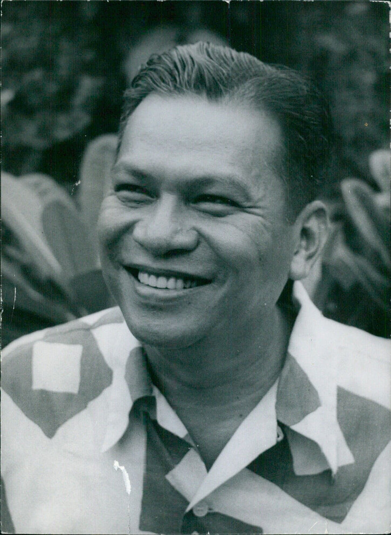 RAMON MAGSAYSAY, Presidential candidate for the Philippine elections of November, 1953 - Vintage Photograph