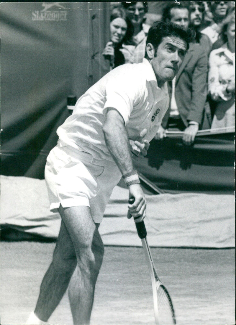 Australian Tennis Player Ken Rosewall - Vintage Photograph