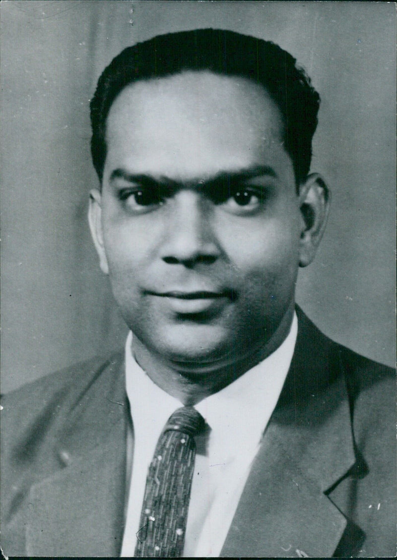 Malayan Politician V. MANICKAVASAGAM - Vintage Photograph