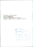 LUIGI MARIOTTI Italy's Minister of Health - Vintage Photograph