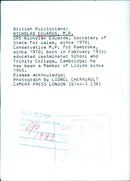 British Politician Nicholas Edwards, M.P. - Vintage Photograph