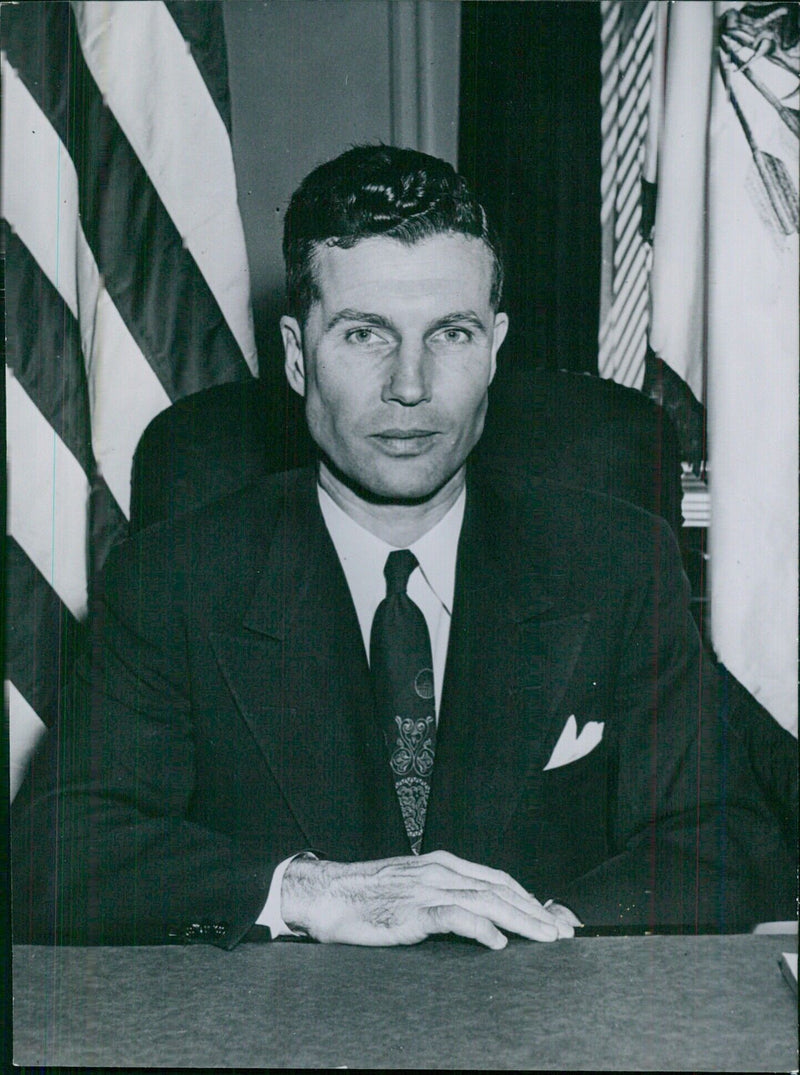 DANIEL K. EDWARDS, Assistant Secretary of Defence - Vintage Photograph