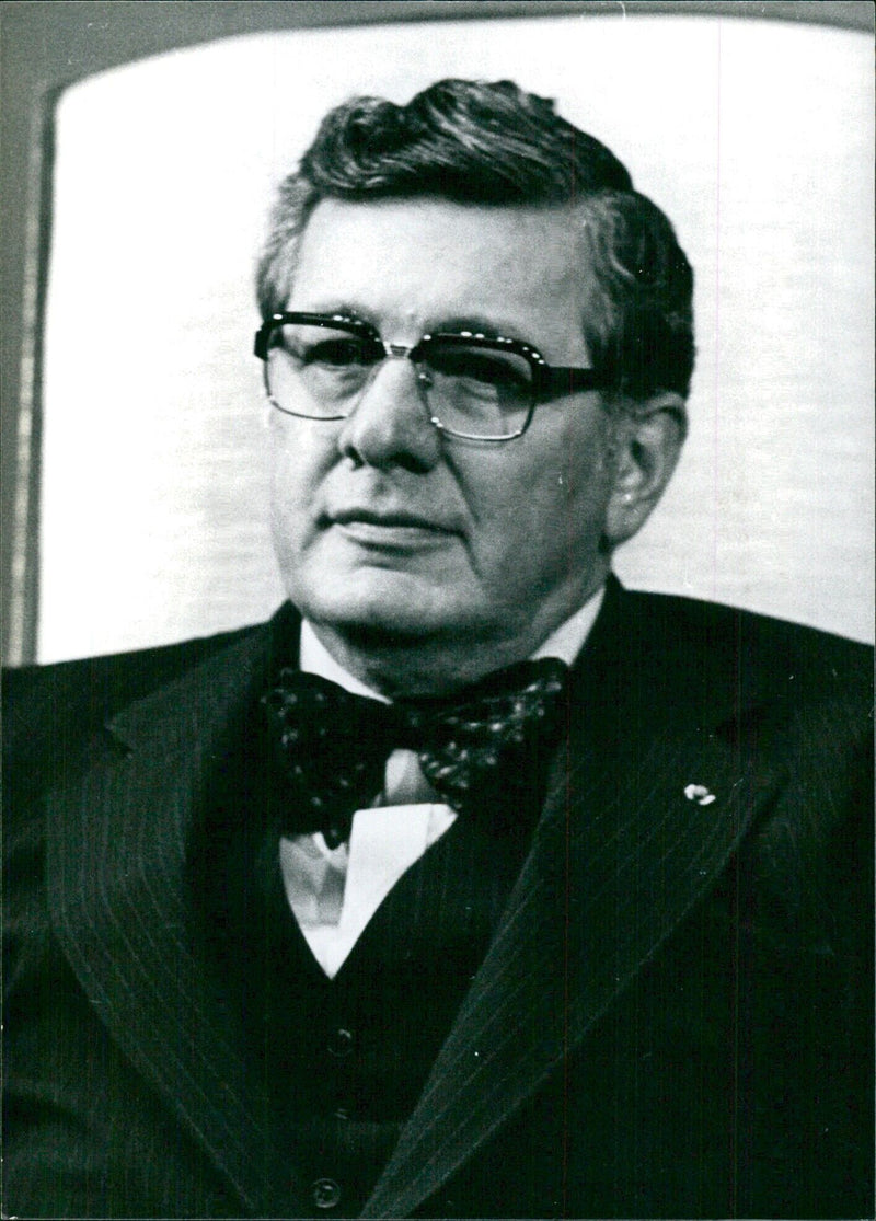 President Julio Cesar Turbay Ayala - Vintage Photograph