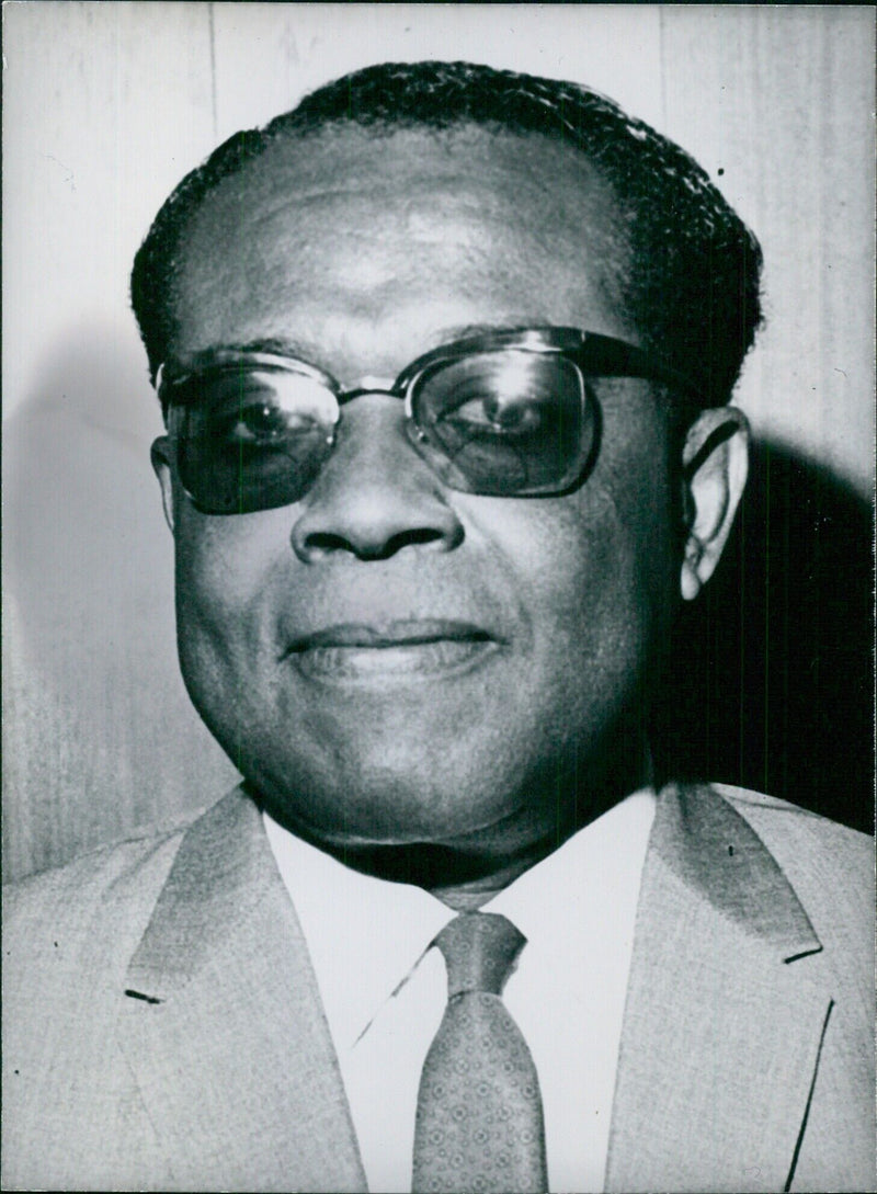 Ghanaian Politicians: F. RIBERIO AYEH Commissioner for Trade in the Government which seized power and dismissed the Nkrumah administration in 1966. - Vintage Photograph