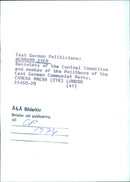 East German Politicians: HERMANN AXEN - Vintage Photograph