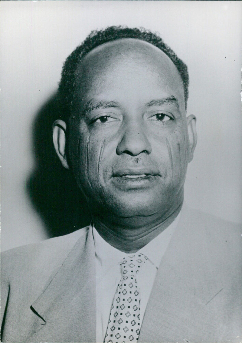 Sudanese Politicians: ZIADA ARBAB Minister of Education and Justice in General Abboud's Government. - Vintage Photograph