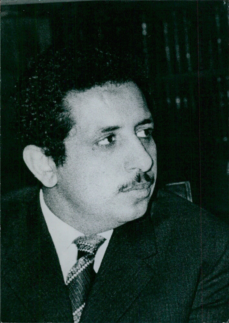 MUHAMMAD SALIK AWLAKI, Minister for Foreign Affairs of the Republic of South Yemen - Vintage Photograph